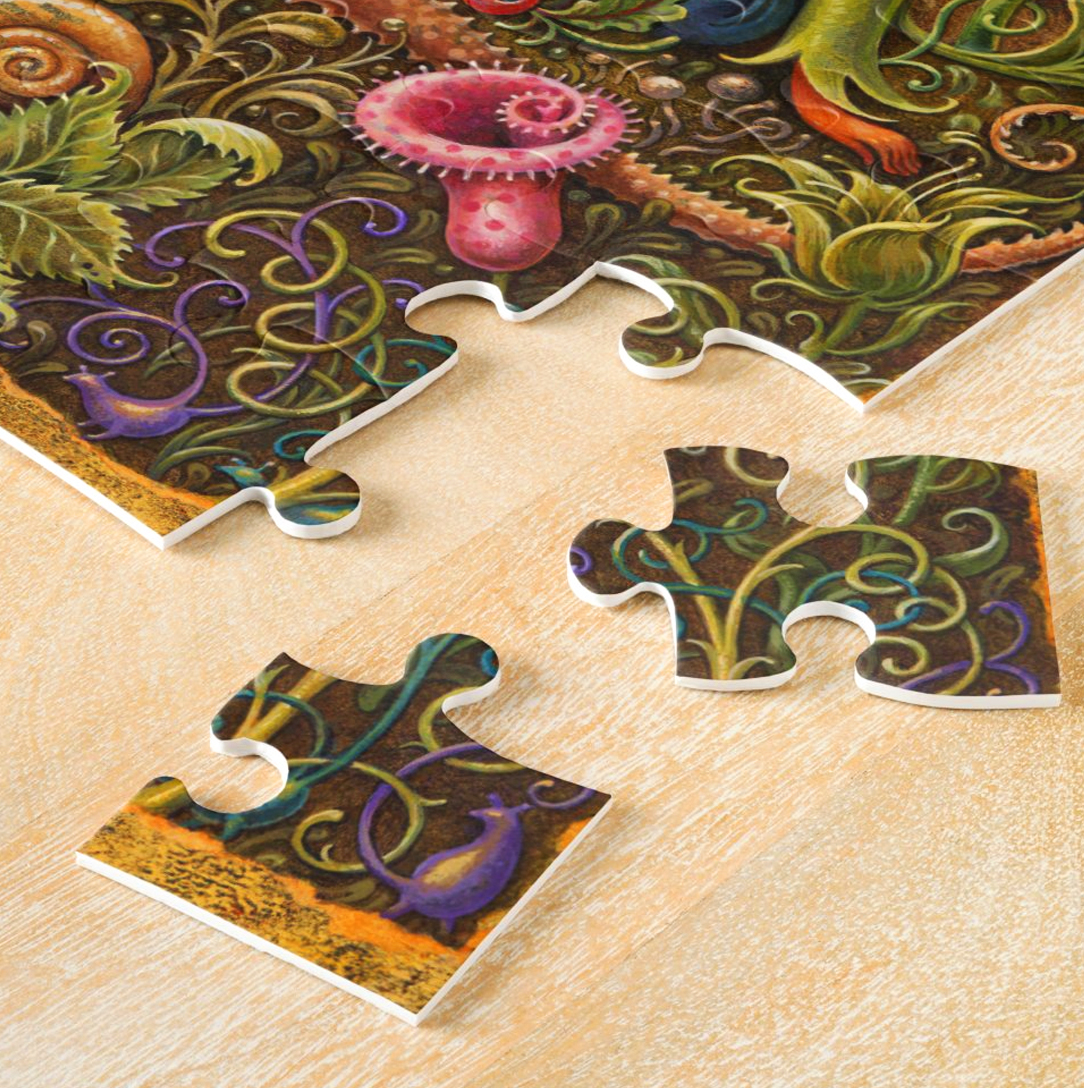 Fantasy Landscape Puzzle by Leah Palmer Preiss